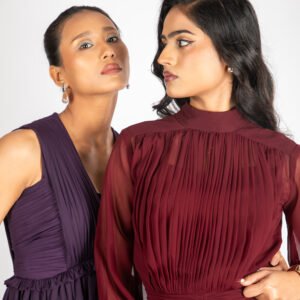 Crimson Whisper Dress