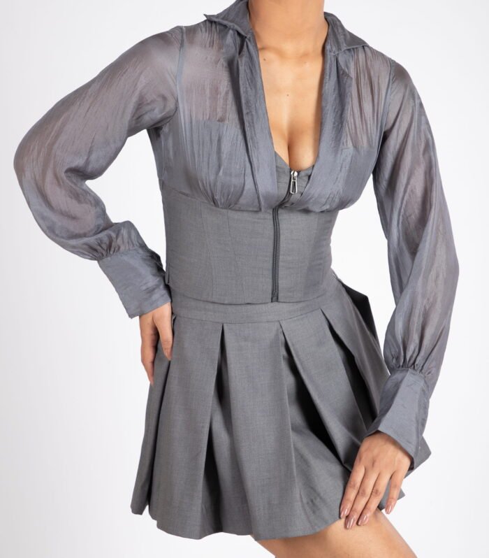 Silver Lining Corset Shirt